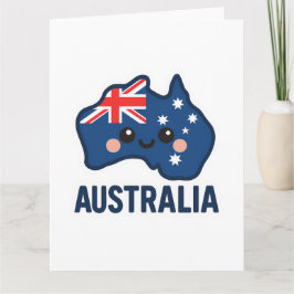 Australië Kawaii Fusion – vet en Schattig Kaart