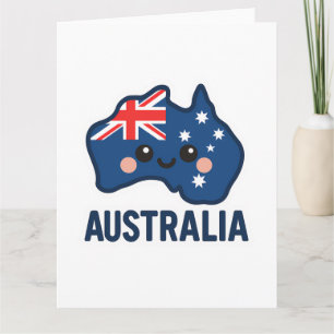Australië Kawaii Fusion – vet en Schattig Kaart