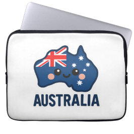 Australië Kawaii Fusion – vet en Schattig Laptop Sleeve