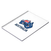 Australië Kawaii Fusion – vet en Schattig Notitieboek (Linkerzijde)