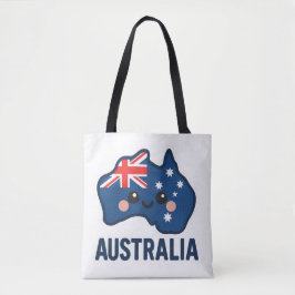Australië Kawaii Fusion – vet en Schattig Tote Bag