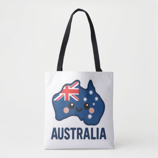 Australië Kawaii Fusion – vet en Schattig Tote Bag (Voorkant)