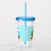 Australië kerst acryl drinkbeker (Rechts)