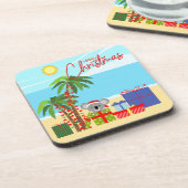 Australië kerst bier onderzetter (Linkerzijde)