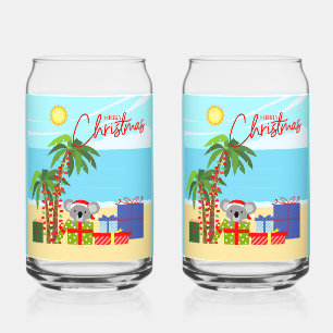 Australië kerst blikvorm glas