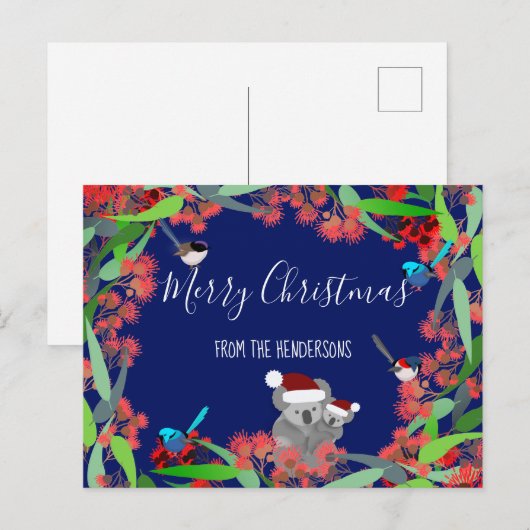 Australië kerst briefkaart (Voorkant / Achterkant)