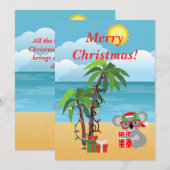 Australië kerst feestdagenkaart (Voorkant / Achterkant)