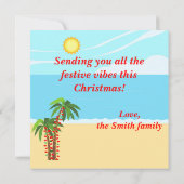 Australië kerst kaart (Achterkant)