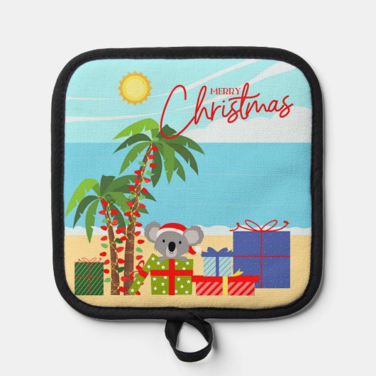Australië kerst pannenlap (Voorkant)