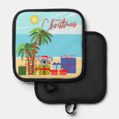 Australië kerst pannenlap (Voorkant / Achterkant)