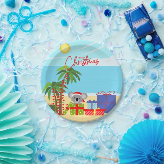 Australië kerst papieren bordje (Feest)
