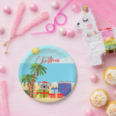 Australië kerst papieren bordje (Feest)