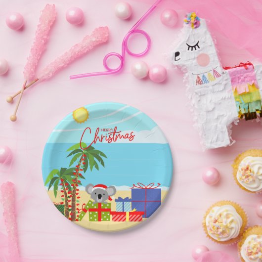 Australië kerst papieren bordje (Feest)