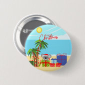 Australië kerst ronde button 5,7 cm (Voorkant /achterkant)