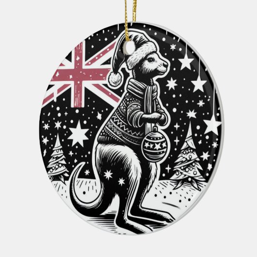 AUSTRALIË KERSTMIS KERAMISCH ORNAMENT (Links)