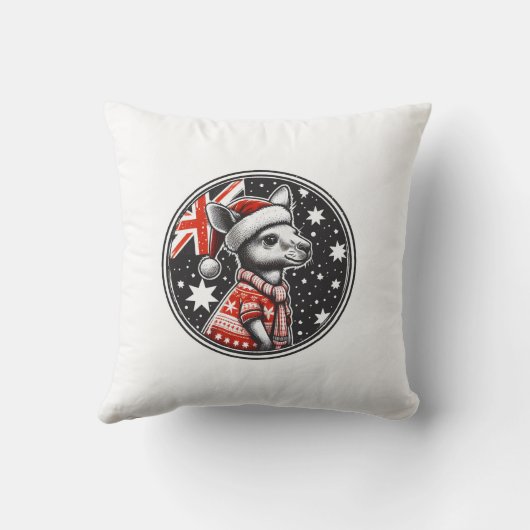 AUSTRALIË KERSTMIS KUSSEN (Achterkant)