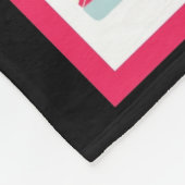 Australië kleurrijke reisposter fleece deken (Hoek)