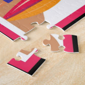 Australië kleurrijke reisposter legpuzzel (Zijkant)