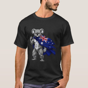 Australië Koala Beer Australische Vlag 1 T-shirt