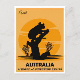 Australië Koala Beer Reis Briefkaart