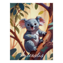 Australië Koala Reisposter