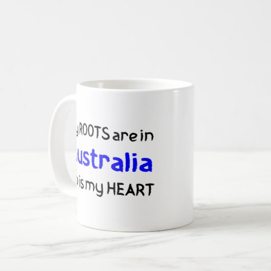 australië koffiemok (Voorkant links)