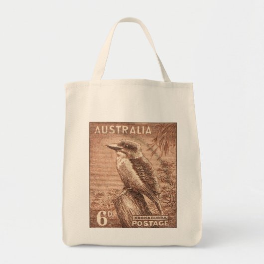  Australië Kookaburra Bird Tote Bag (Voorkant)