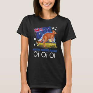 Australië Kreet Kangoeroe Patriottische Australisc T-shirt