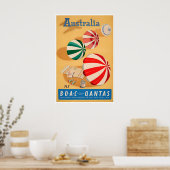 Australië Kunst Australische Strand Print Aussie C (Keuken)
