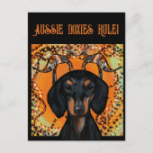 AUSTRALIË KUNST BRIEFKAART (Voorkant)