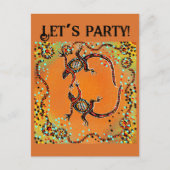 AUSTRALIË KUNST                   BRIEFKAART (Voorkant)