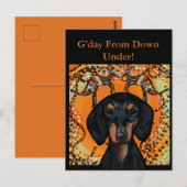 AUSTRALIË KUNST              BRIEFKAART (Voorkant / Achterkant)