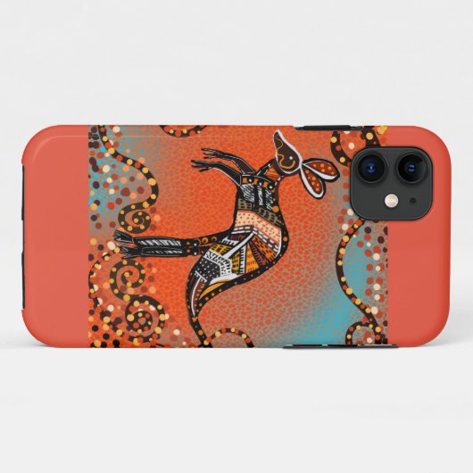 AUSTRALIË KUNST Case-Mate iPhone CASE (Achterkant (horizontaal))