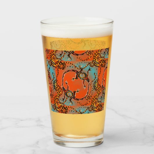 AUSTRALIË KUNST        GLAS (Voorkant gevuld)