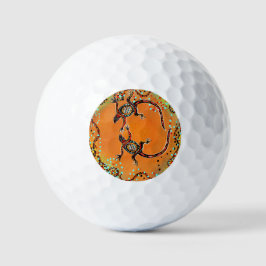 AUSTRALIË KUNST                   GOLFBALLEN