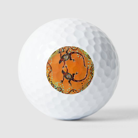 AUSTRALIË KUNST                   GOLFBALLEN (Voorkant)