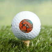 AUSTRALIË KUNST GOLFBALLEN (Insitu Shirt)