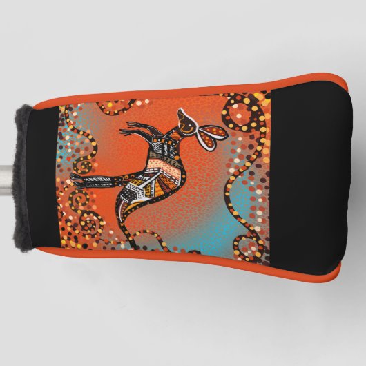 AUSTRALIË KUNST GOLFHEADCOVER (Voorkant)