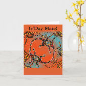 AUSTRALIË KUNST            KAART (Gele Bloem)