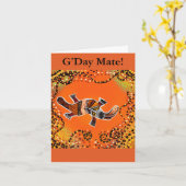 AUSTRALIË KUNST                 KAART (Gele Bloem)