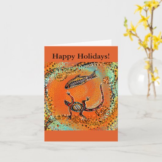 AUSTRALIË KUNST KAART (Gele Bloem)