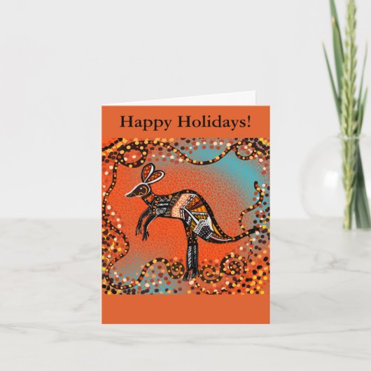 AUSTRALIË KUNST            KAART (Voorkant)