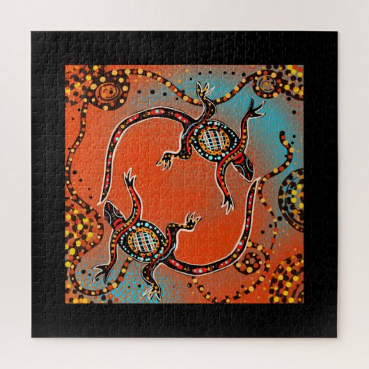 AUSTRALIË KUNST   LEGPUZZEL (Verticaal)