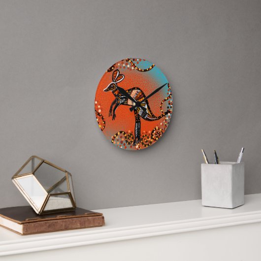 AUSTRALIË KUNST RONDE KLOK (Kantoor)