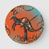 AUSTRALIË KUNST RONDE KLOK (Voorkant)