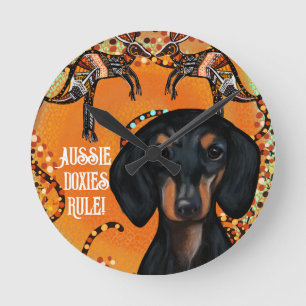 AUSTRALIË KUNST                   RONDE KLOK