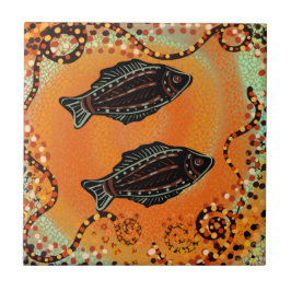 AUSTRALIË KUNST     TEGELTJE