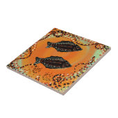 AUSTRALIË KUNST     TEGELTJE (Zijkant)