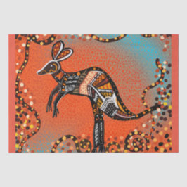 AUSTRALIË KUNST       TISSUEPAPIER