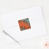 AUSTRALIË KUNST        VIERKANTE STICKER (Envelop)